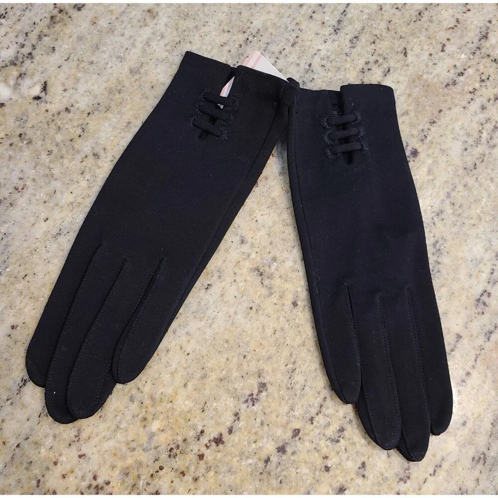 New! Vintage Womens Size XS-S 6 Black Cotton Formal 8.5
